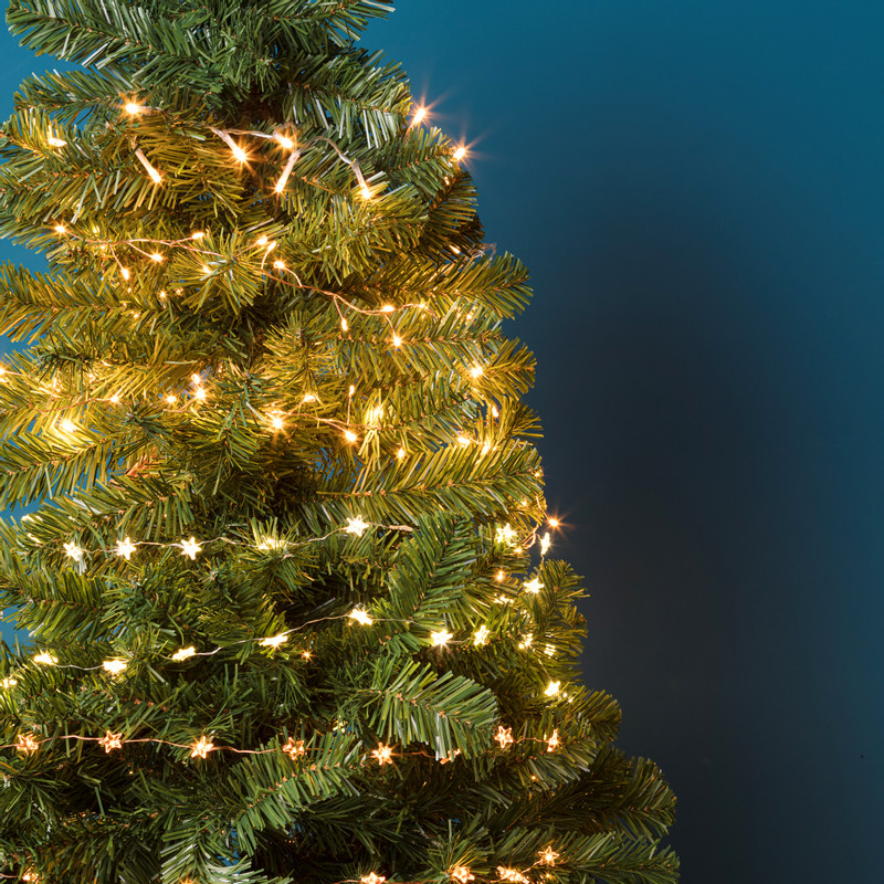 Lichtsnoer mini - warm wit - 20 led lampjes - 0,95 meter