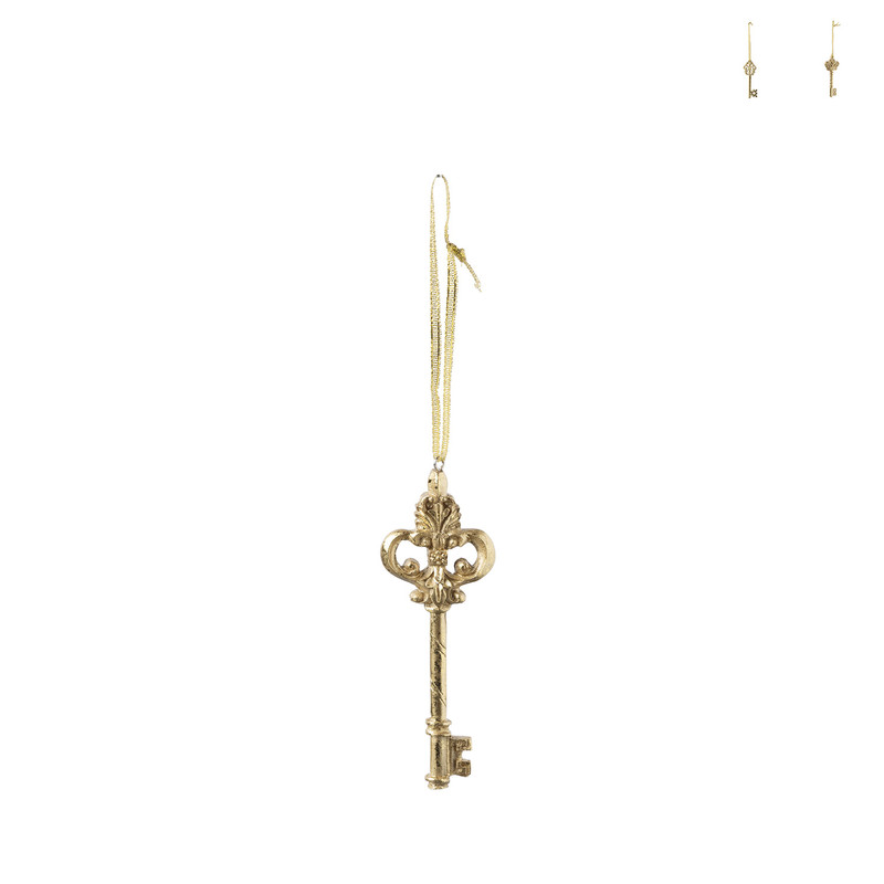 Kersthanger gouden sleutel - diverse varianten