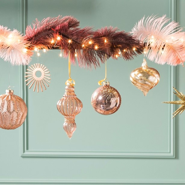 Ornament zon klein rondje - goudkleurig