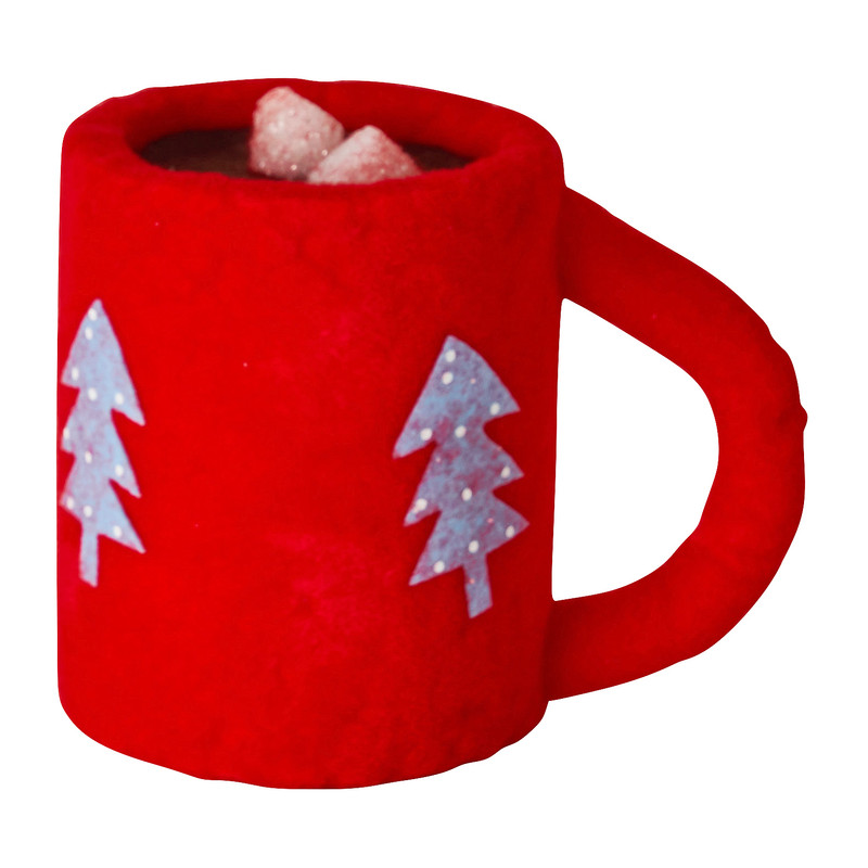 Hanger mok - rood - 7 cm