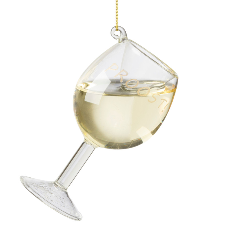 Kersthanger wijnglas -  diverse varianten