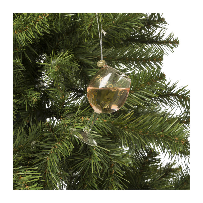 Kersthanger wijnglas -  diverse varianten