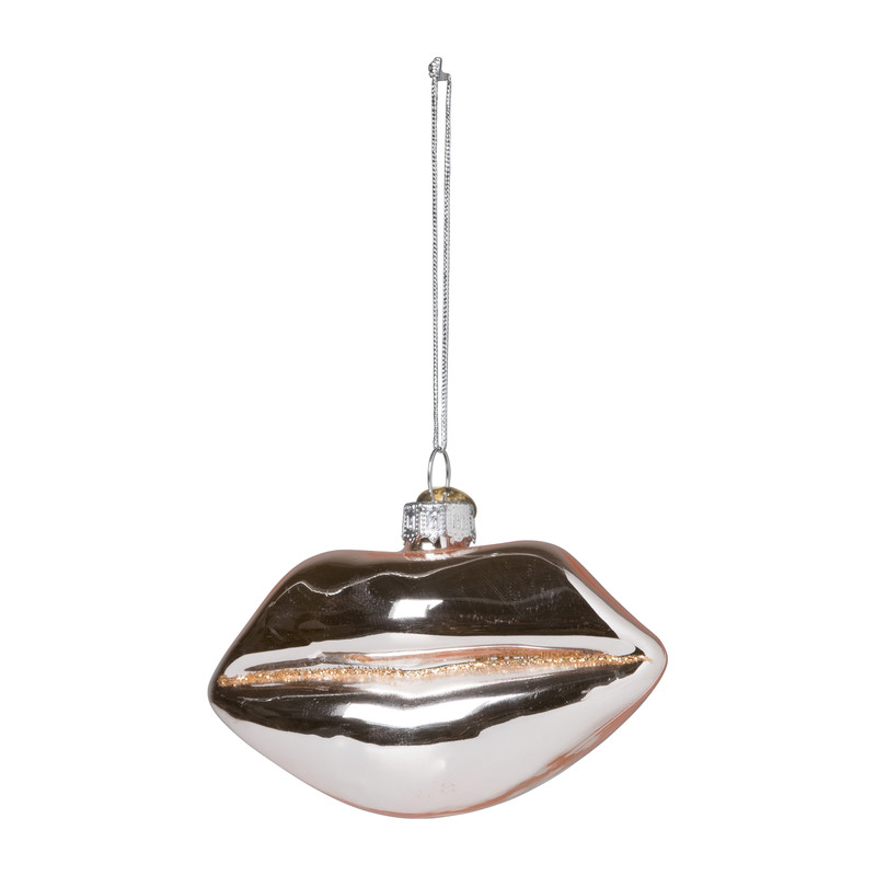 Kersthanger lippen - diverse kleuren