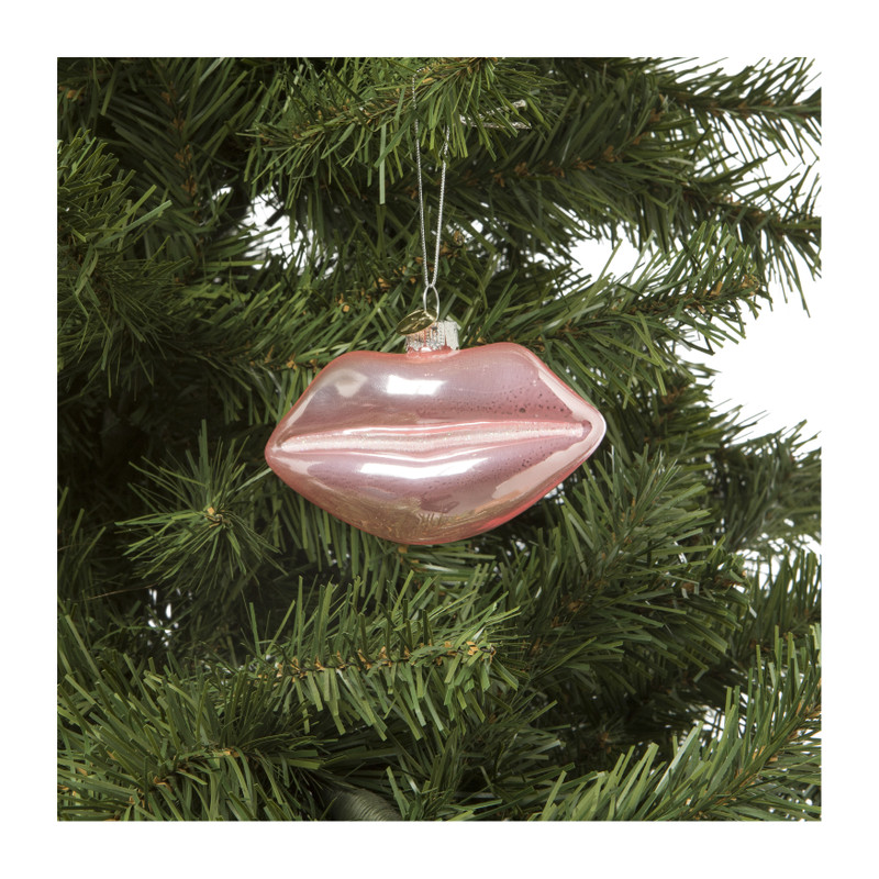 Kersthanger lippen - diverse kleuren