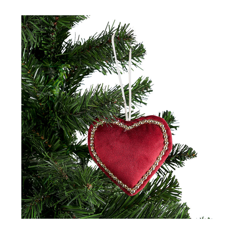 Hanger hart of ster - rood