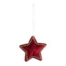 Hanger hart of ster - rood