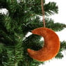 Hanger maan - cognac - 15 cm