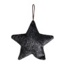 Hanger ster - zwart - 15 cm