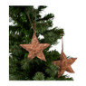 Kersthanger kurk - boom - donker bruin - 2 stuks