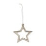 Hanger ster - zilver - 10 cm