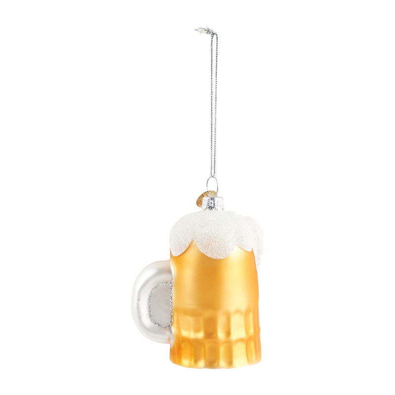 Kersthanger bierglas - 10 cm