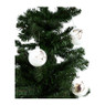 Kerstballen dieren - wit - 3 stuks