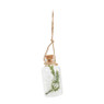 Hanger met flesje - glas - 12 cm