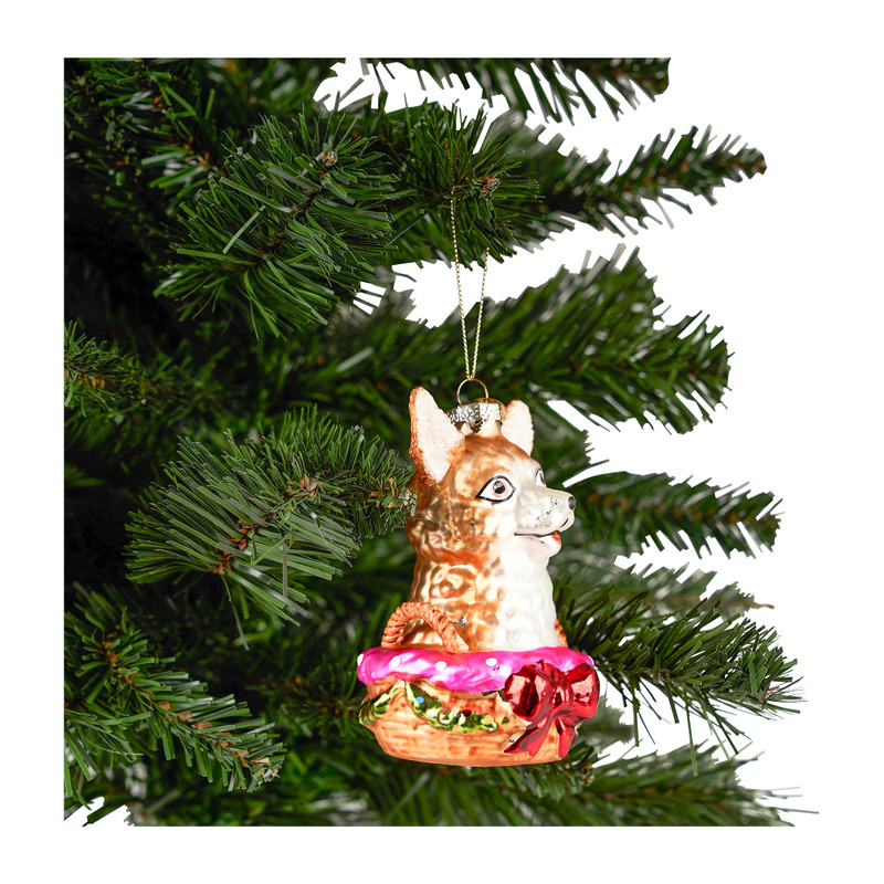 Kersthanger chihuaha - 12 cm 