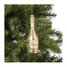 Kersthanger champagne - goudkleurig - 4,5x4,5x16,5 cm