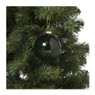 Kerstbal rood glas - diverse varianten - ⌀8 cm