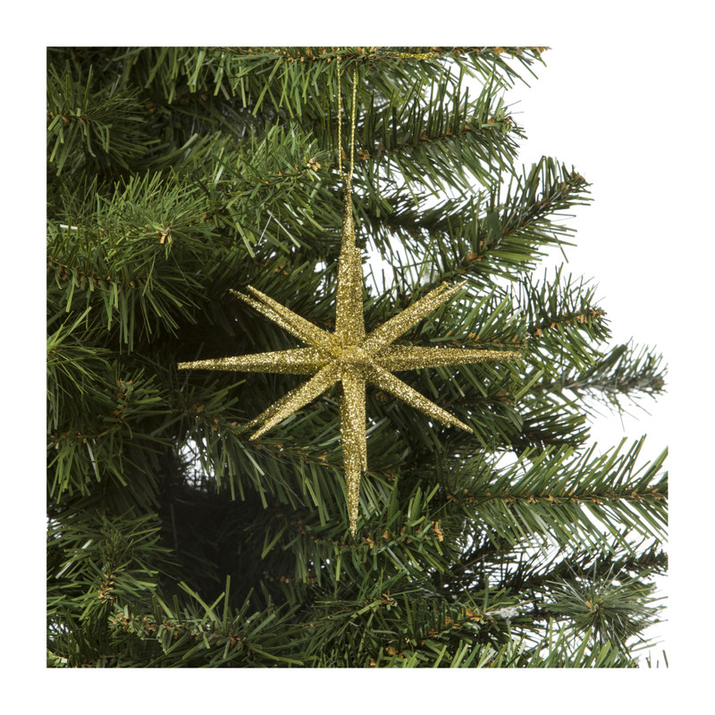 Ornament ster - goud - ⌀13.5 cm