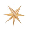 Ornament ster - bruin - 20 cm