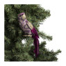 Hanger papegaai - paars - 28 cm