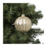 Kerstbal ornament - goudkleurig - 10 cm