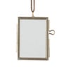 Kersthanger fotolijstje - goud - 5x7cm