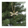 Kersthanger libelle - goud - 6x5 cm 
