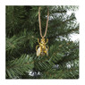 Kersthanger bij - goud - 3x4 cm 