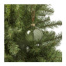Kerstbal gedraaid glas - groen