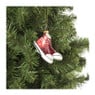 Kersthanger sneakers rood - glas - 8.5x9.5x6 cm