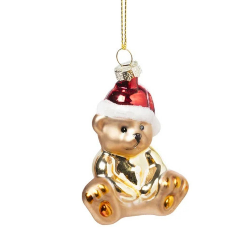 Kersthanger beer - diverse varianten - 28x26x4.5 cm