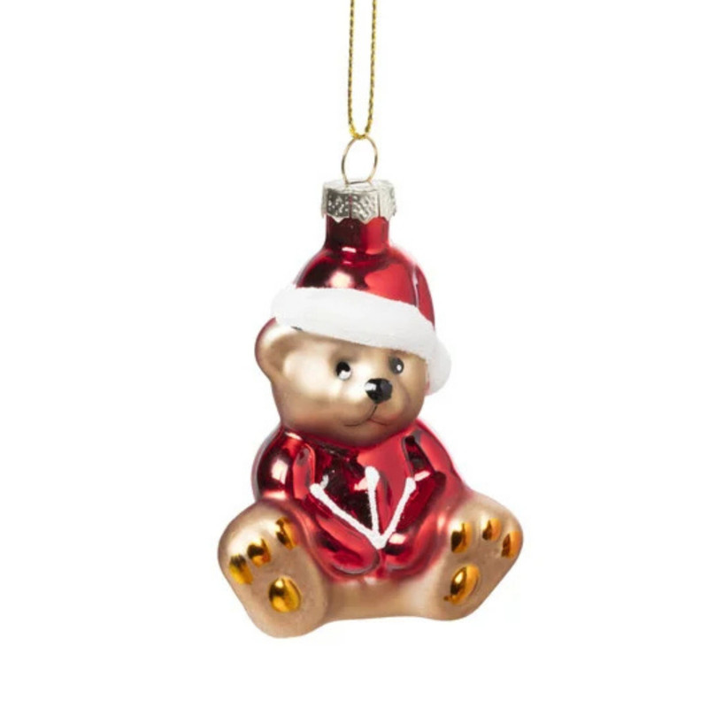 Kersthanger beer - diverse varianten - 28x26x4.5 cm