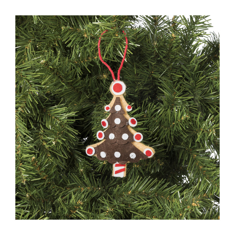 Kersthanger kerstboom - diverse varianten - 13x7.5x1 cm