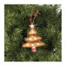 Kersthanger kerstboom - diverse varianten - 13x7.5x1 cm