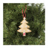 Kersthanger kerstboom - diverse varianten - 13x7.5x1 cm