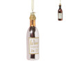 Kersthanger wijnfles - diverse varianten - ø3.7x13.8 cm
