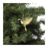Kersthanger vogel - goud