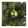 Kersthanger discobal boho - diverse kleuren - ø8x8 cm