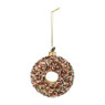 Kersthanger donut - diverse varianten - 9.3x9x3.5 cm