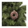 Kersthanger donut - diverse varianten - 9.3x9x3.5 cm