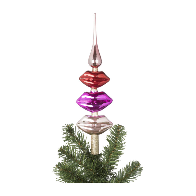 Piek lippen - glas - 36x9.5x4 cm