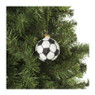 Kersthanger voetbal - glas - ø7x6.7 cm