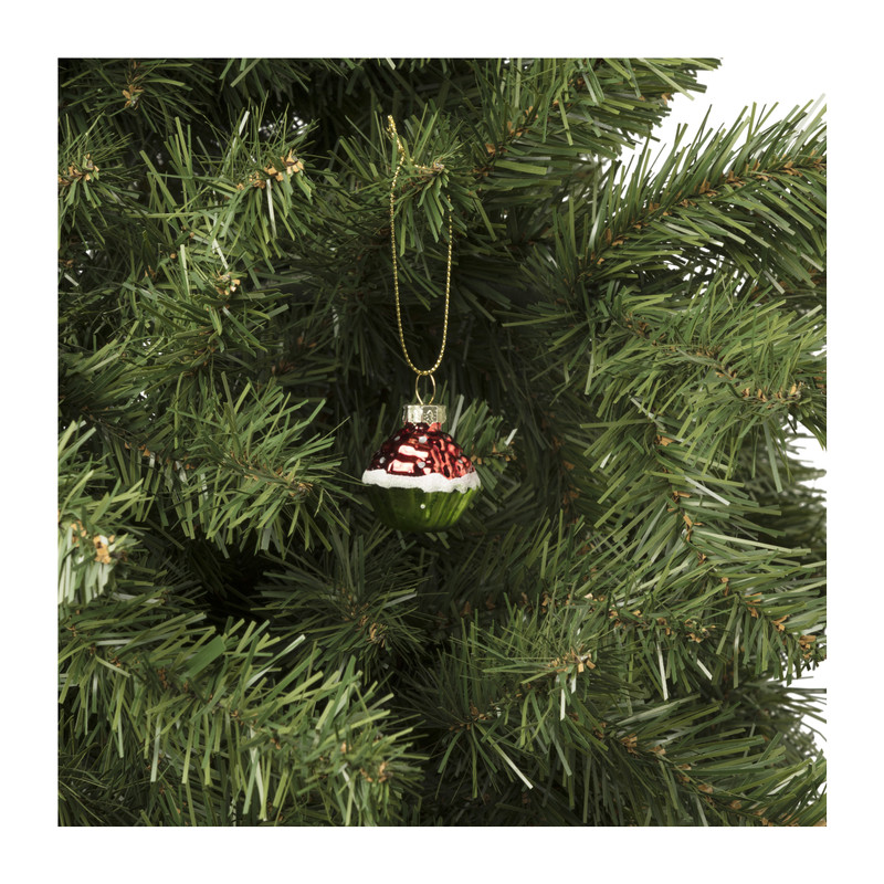 Kersthanger mini cake - set van 3 - 4 cm