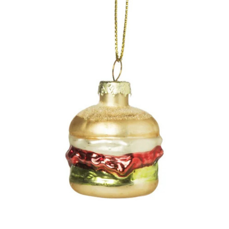 Mini kersthanger food - set van 3 - 5 cm