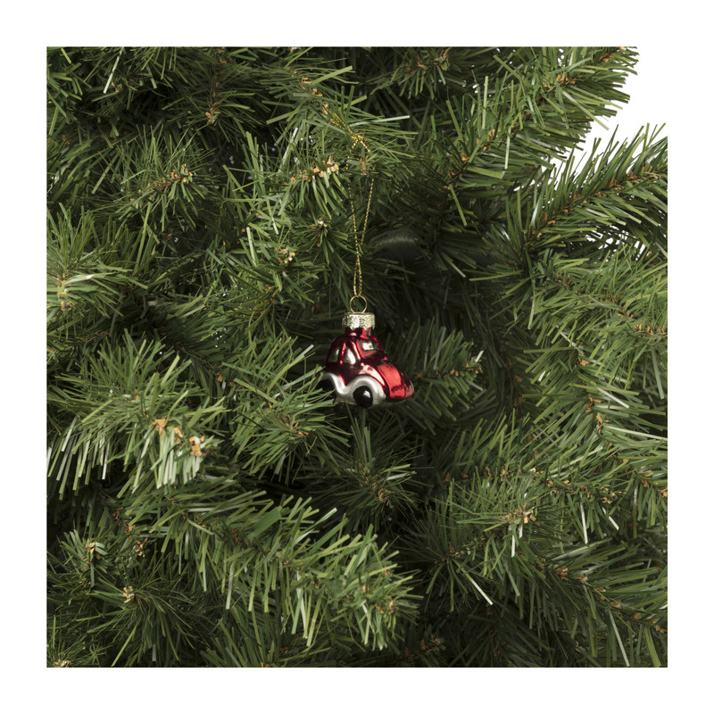 Kersthanger mini auto - set van 3 - 5 cm