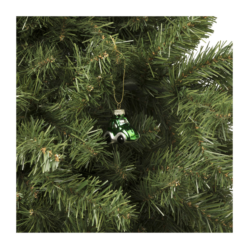 Kersthanger mini auto - set van 3 - 5 cm