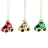 Kersthanger mini auto - set van 3 - 5 cm