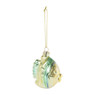 Kersthanger maanvis - multikleur - 8x7x3.5 cm