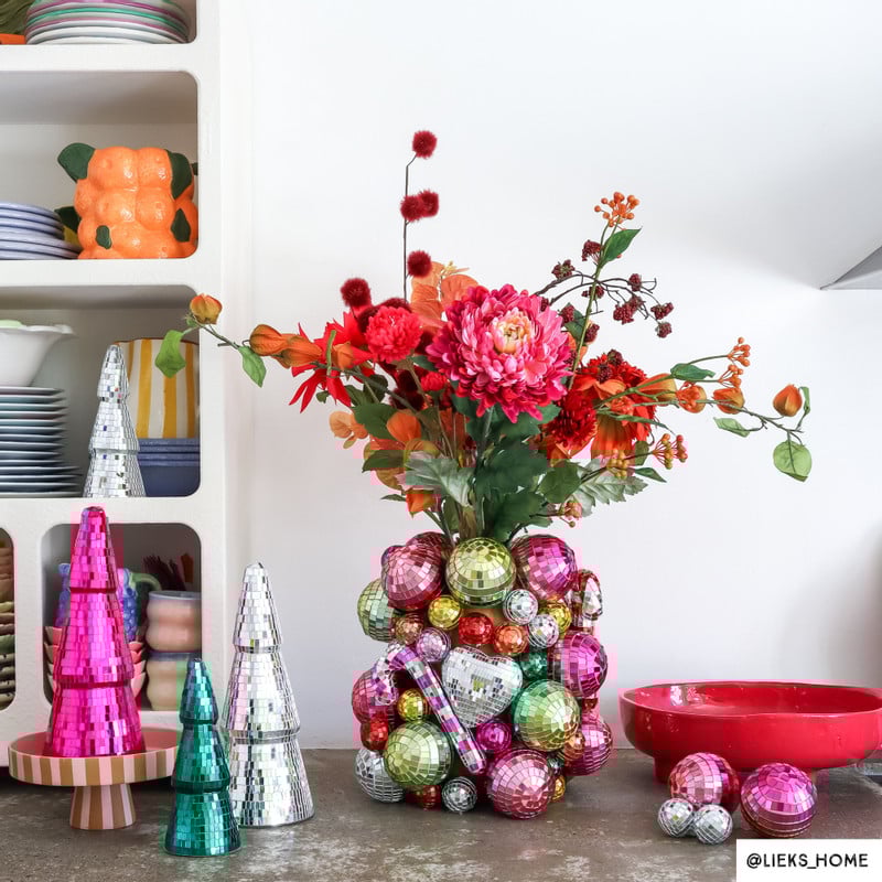 Discobal zilver - set van 6 - ø4 cm