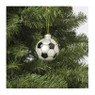 Kersthanger voetbal - glas - ø6.3 cm