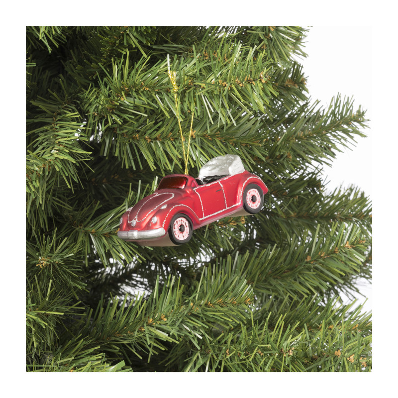 Kersthanger cabrio - glas - 4.3x11.9x4.7 cm